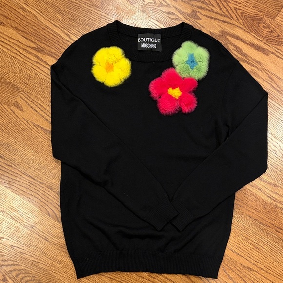 Moschino Sweaters - Moschino Black Knitwear